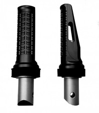 Paar Aluminium Pedale hinten